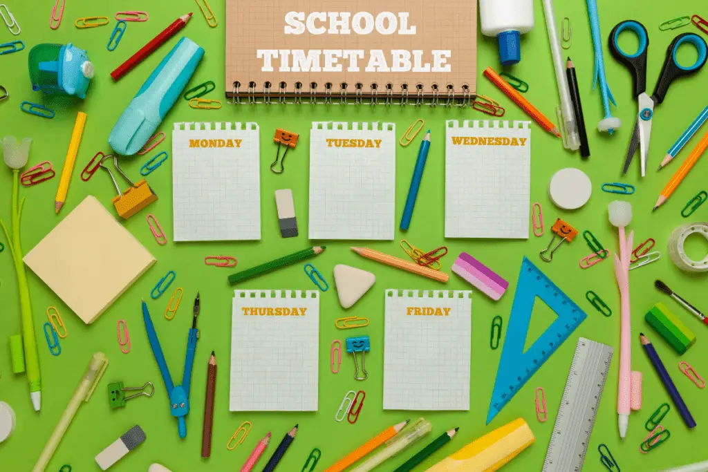How to create a homeschool schedule