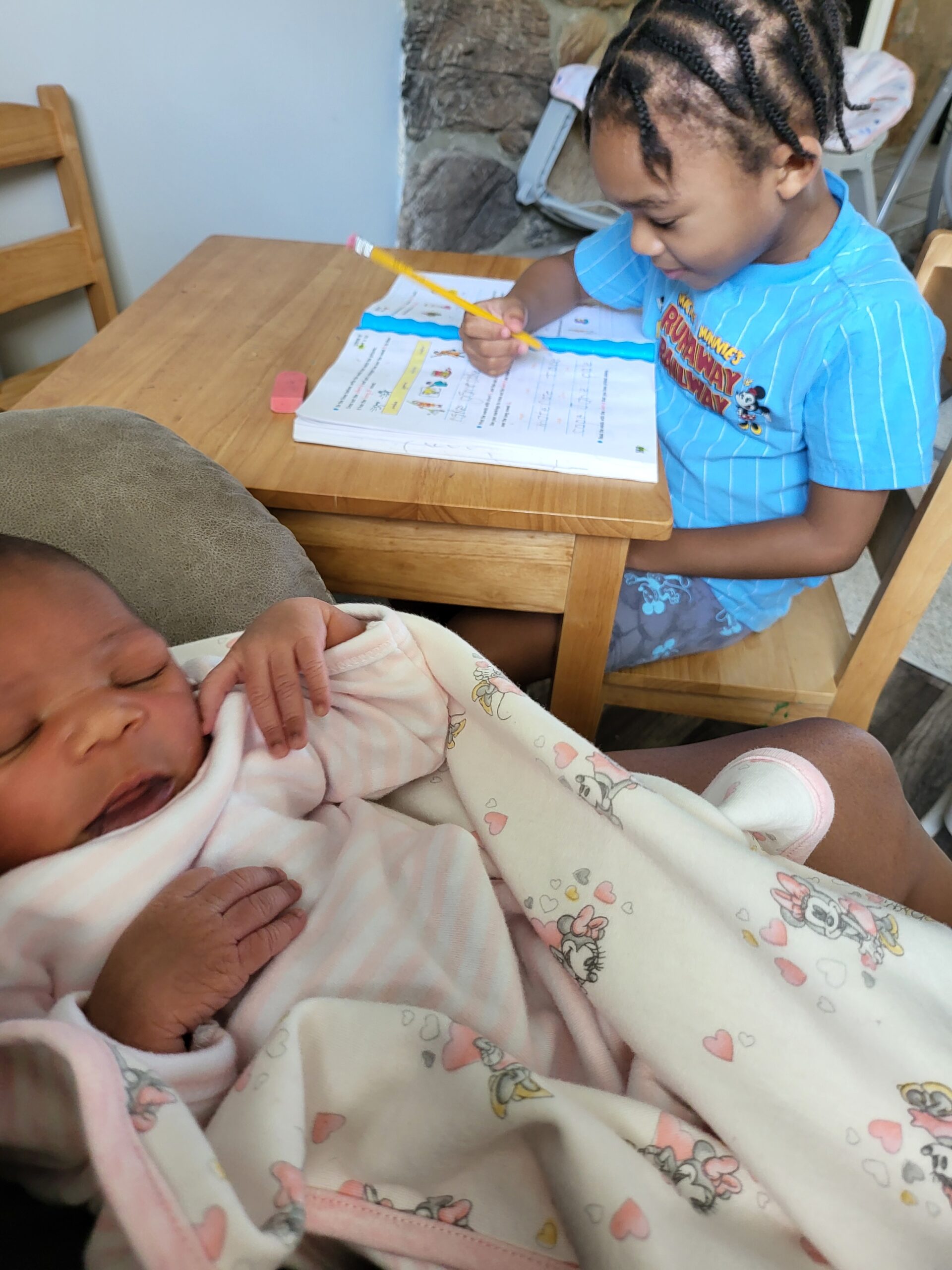 Homeschooling With a Baby